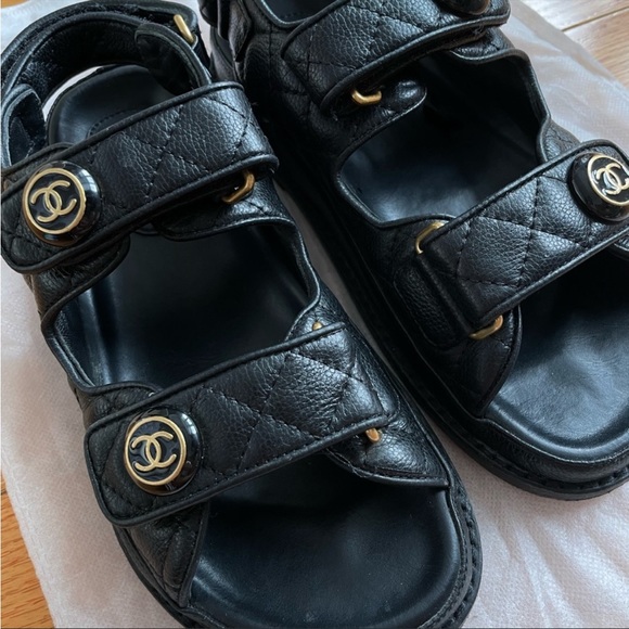 Chanel quilted dad sandals - Picture 3 of 8